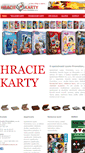 Mobile Screenshot of hraciekarty.sk